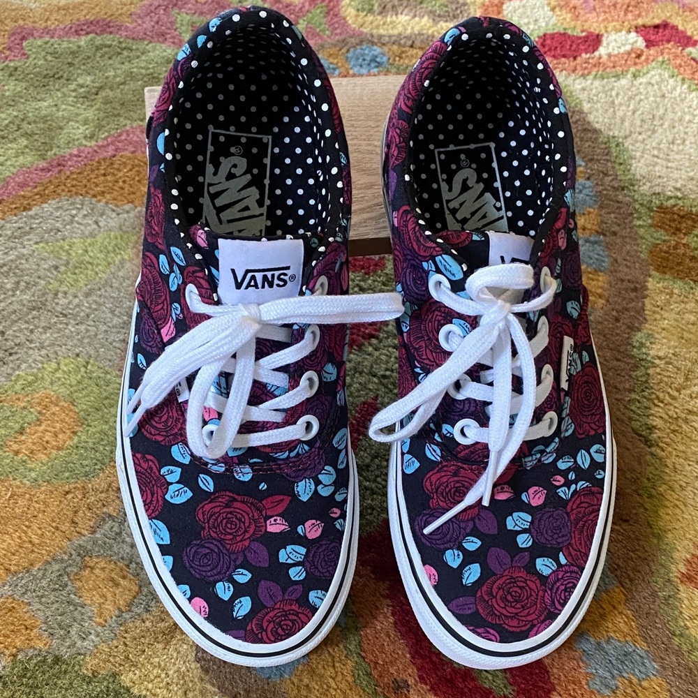 Vans Doheny romantic floral low tops